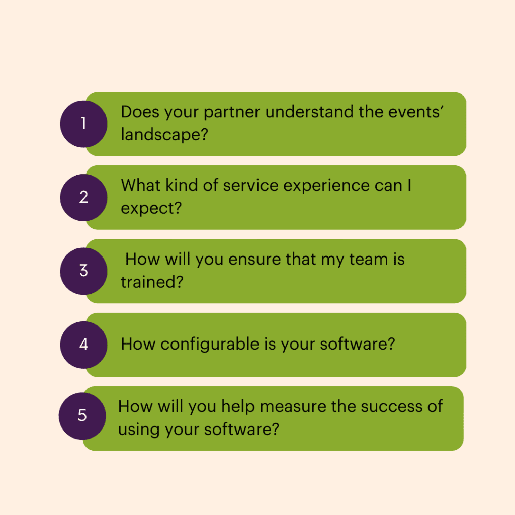 Choosing An Event Management Software Partner: 5 Key Questions to Ask ...